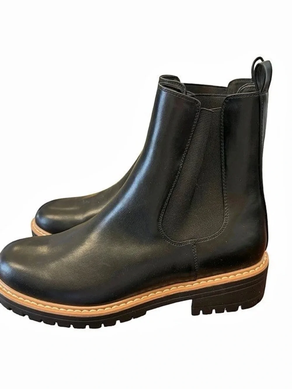 Black Chelsea Ankle Boots Like New